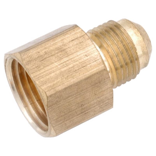 Anderson Metals Anderson Metals 1/2 in. Flare Adapter in. X 3/8 in. D FIP Brass Coupling 754046-0806AH - main